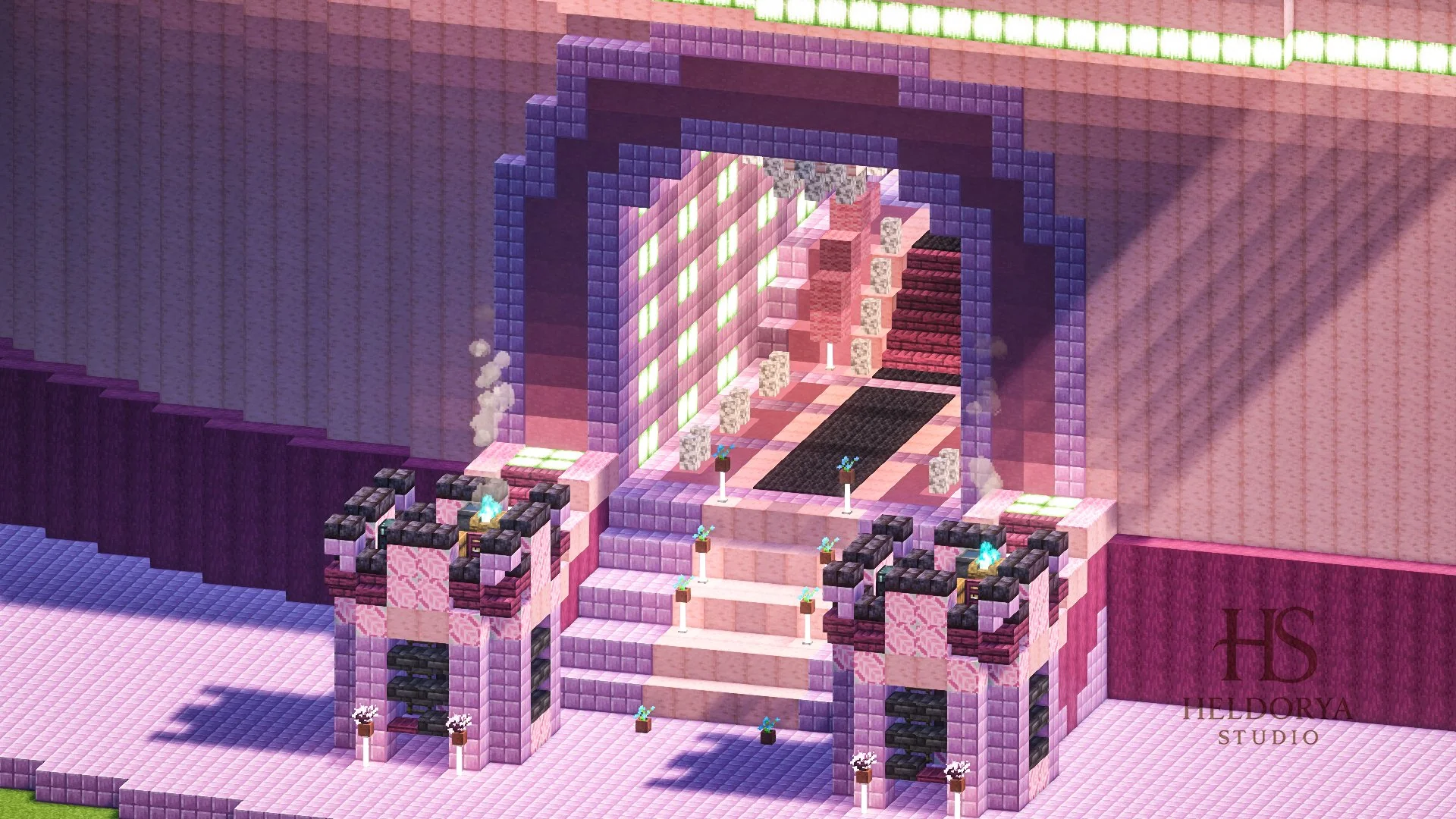 💗 Pink Power PvP Arena ⚔️ | Cute Circular Battle Map 🌸 - Image 3
