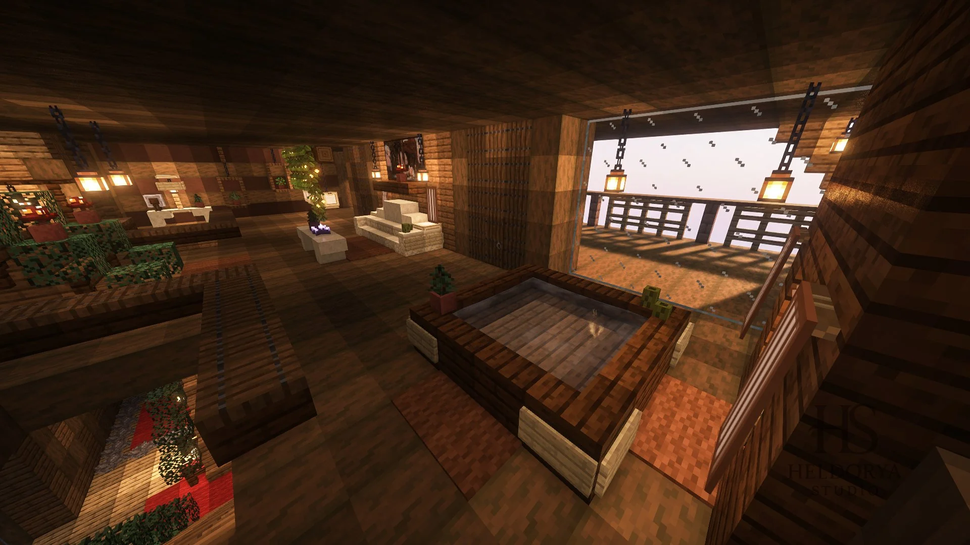 ❄️ Winter Majesty Mansion – Fully Furnished Luxury Winter Spawn Chalet ❄️ - Image 7