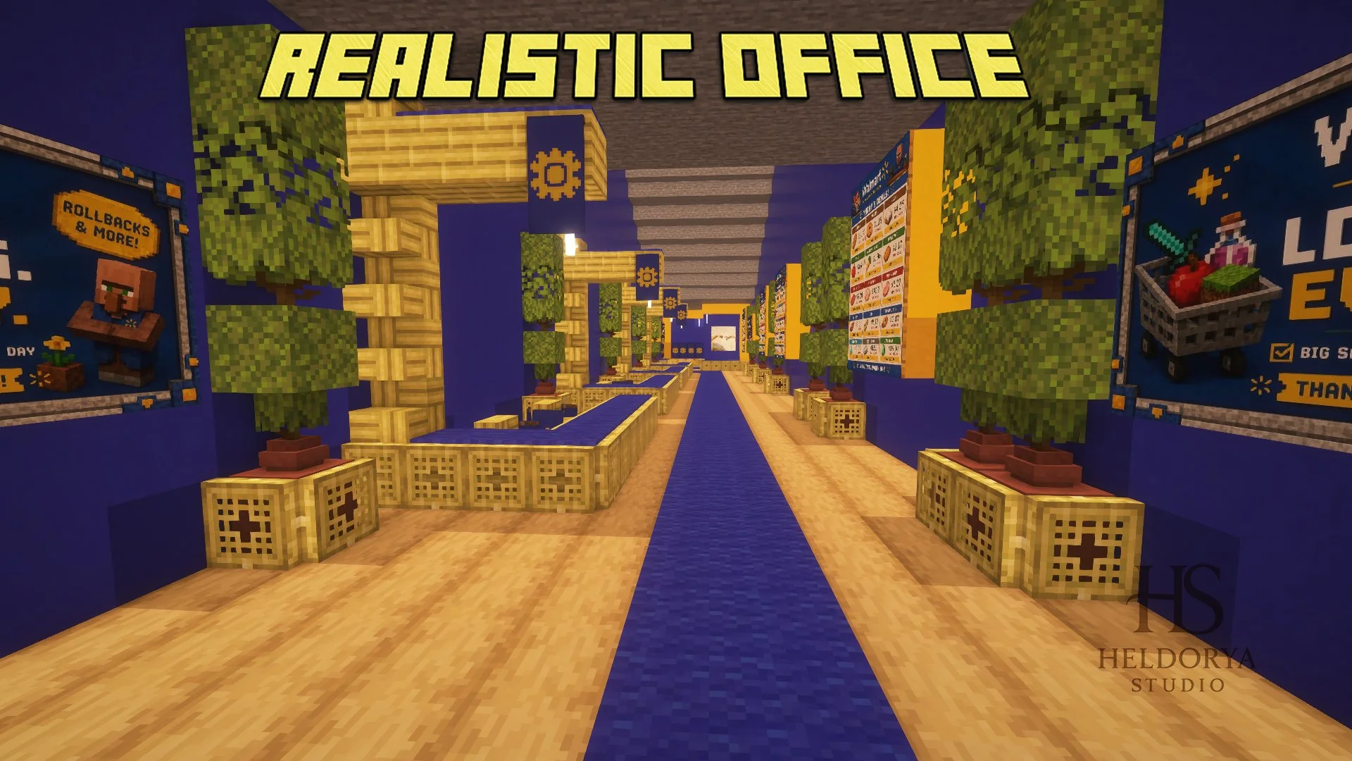 🏪Realistic Walmart Superstore 🏪 | Fully Furnished Interior + Offices (Download) - Image 8