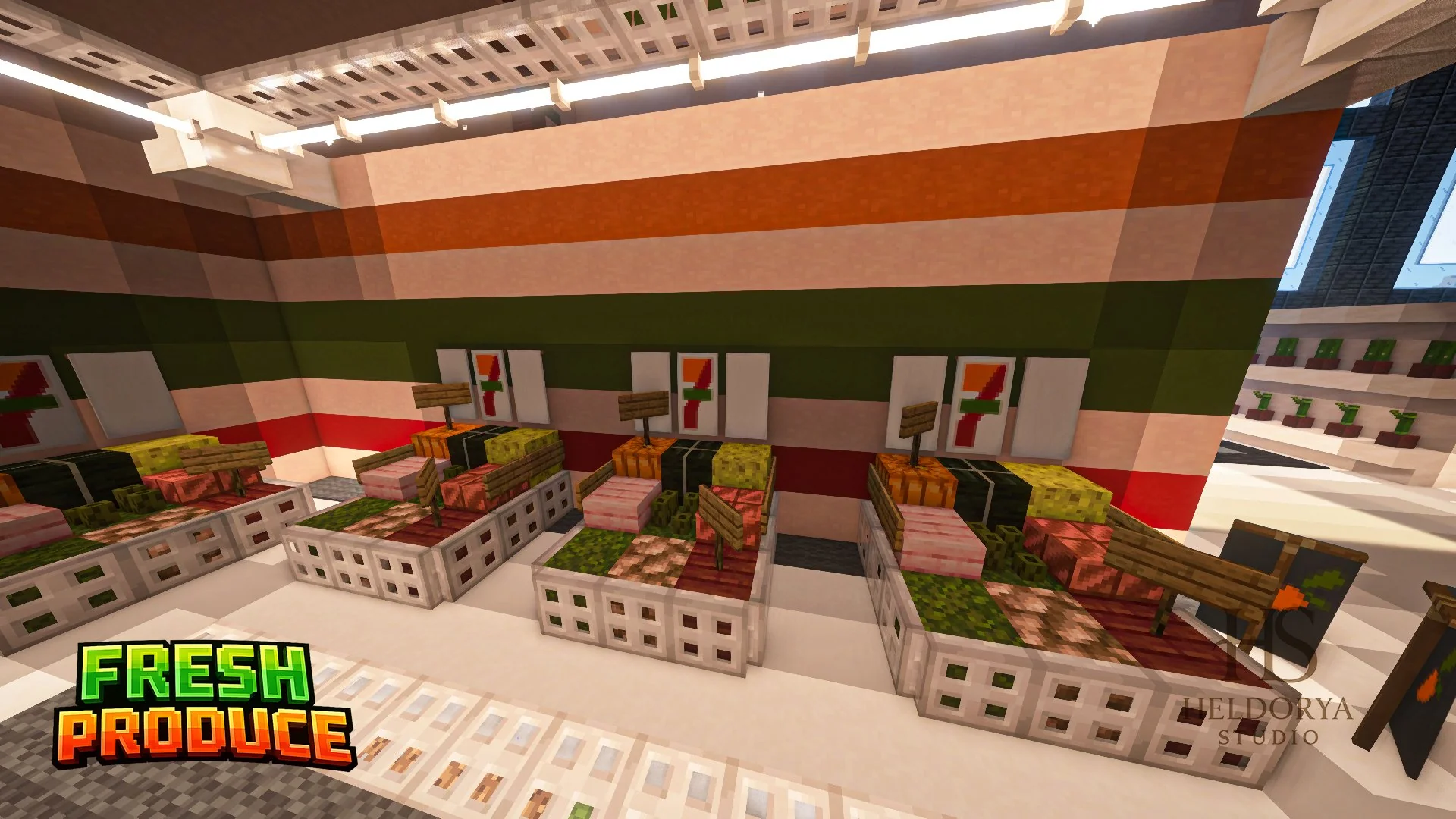 7-Eleven Supermarket 🏪 | Realistic Minecraft Build with Full Interior - Image 5