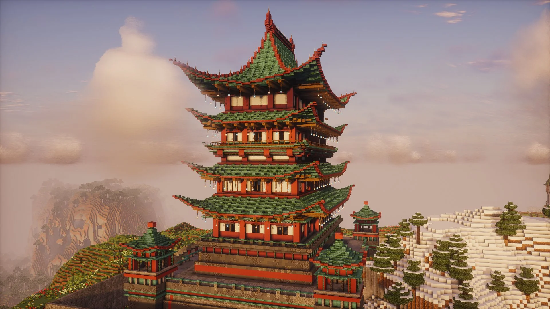 Asian Pagoda Exterior - Image 2