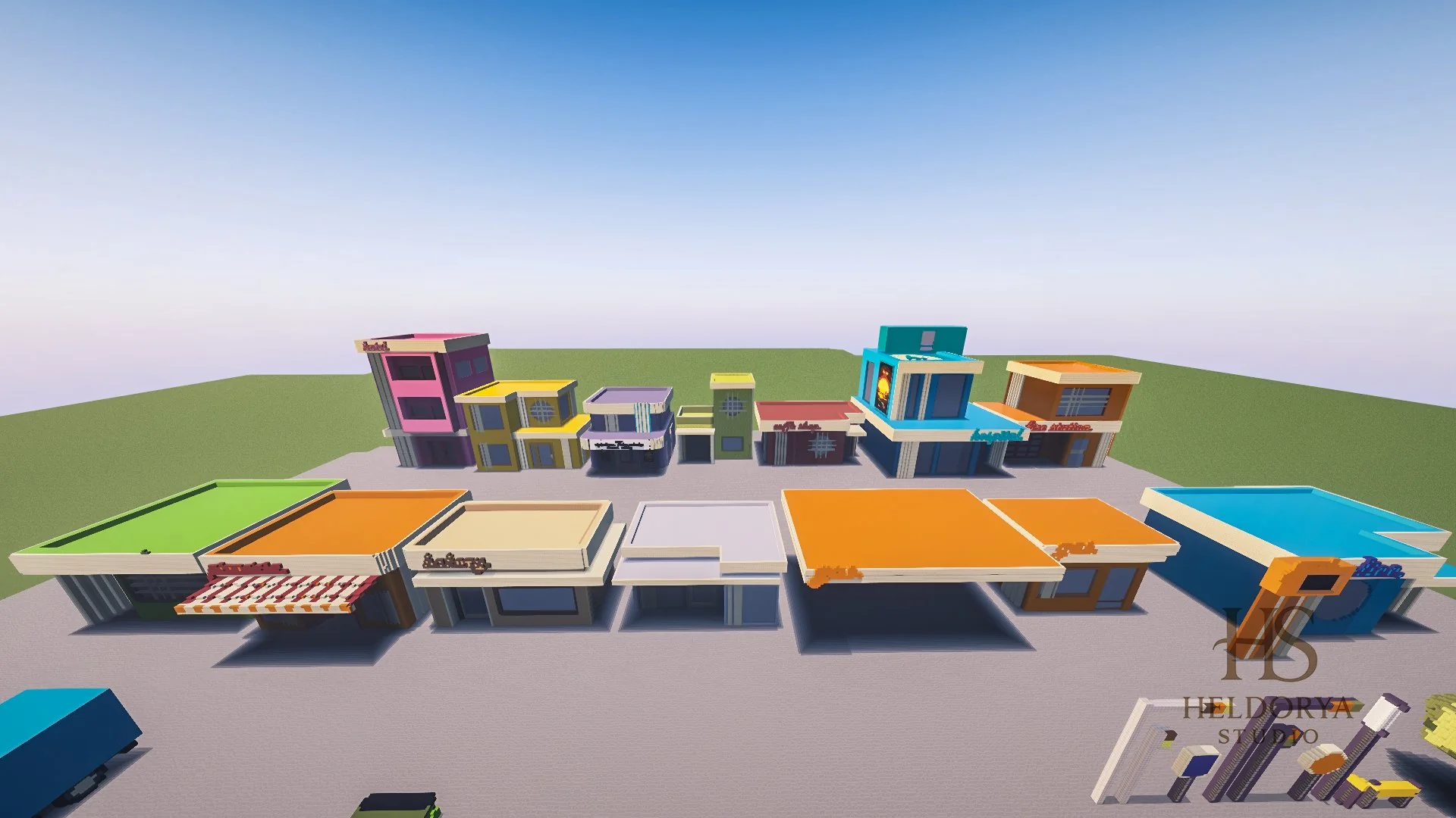 ASSET PACK Modern City - Map - VANILLA FRIENDLY Miami Vibes - Image 3