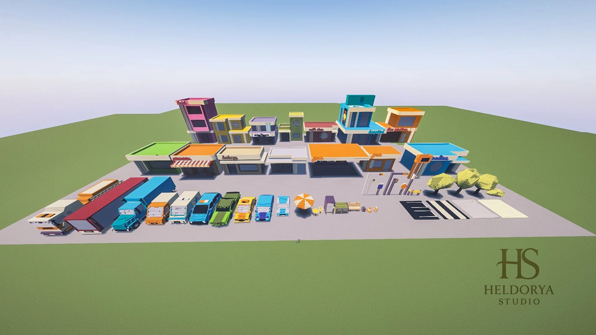 ASSET PACK Modern City - Map - VANILLA FRIENDLY Miami Vibes - Image 5