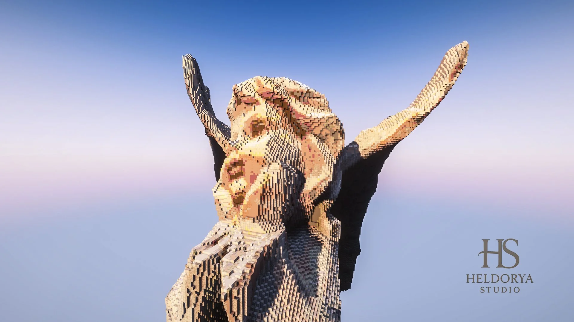 Baby Angel Statue | Giant Angel | Ultra-Detailed Monument for Minecraft | Perfect for Graveyard, Fantasy & Survival Worlds - Image 4