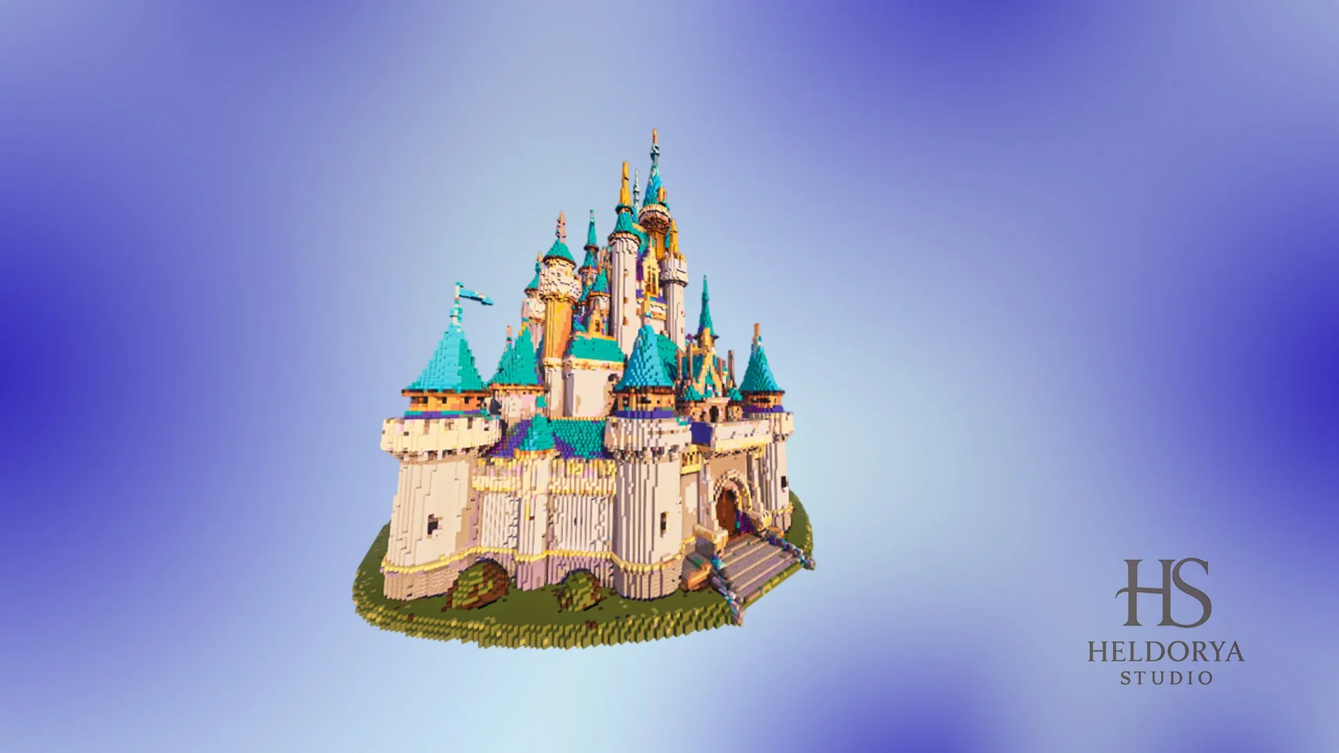 Beautiful Blue Castle - Fantasy - Image 2