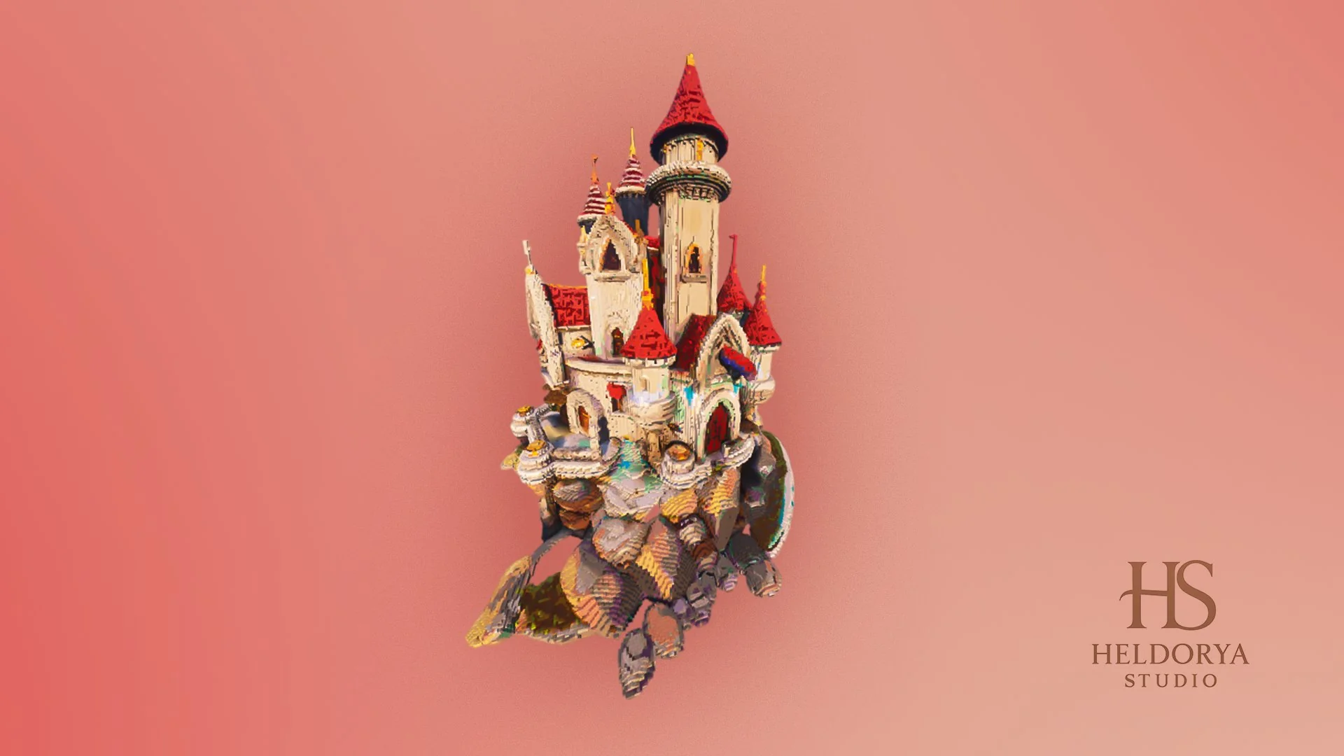 Beautiful Red Castle - Fantasy - Fable - Image 2