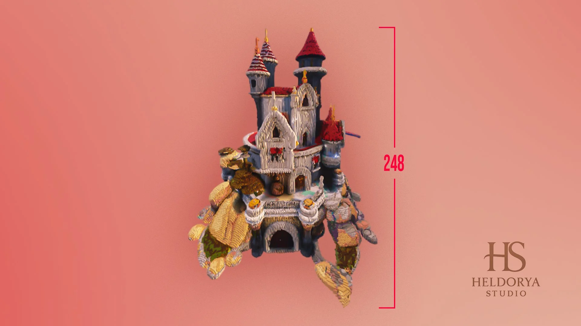Beautiful Red Castle - Fantasy - Fable - Image 3