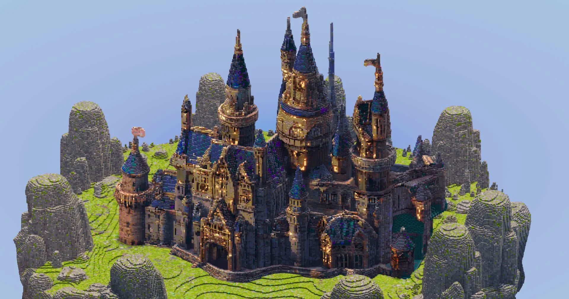 Blue Epic Fantasy Castle - Image 3