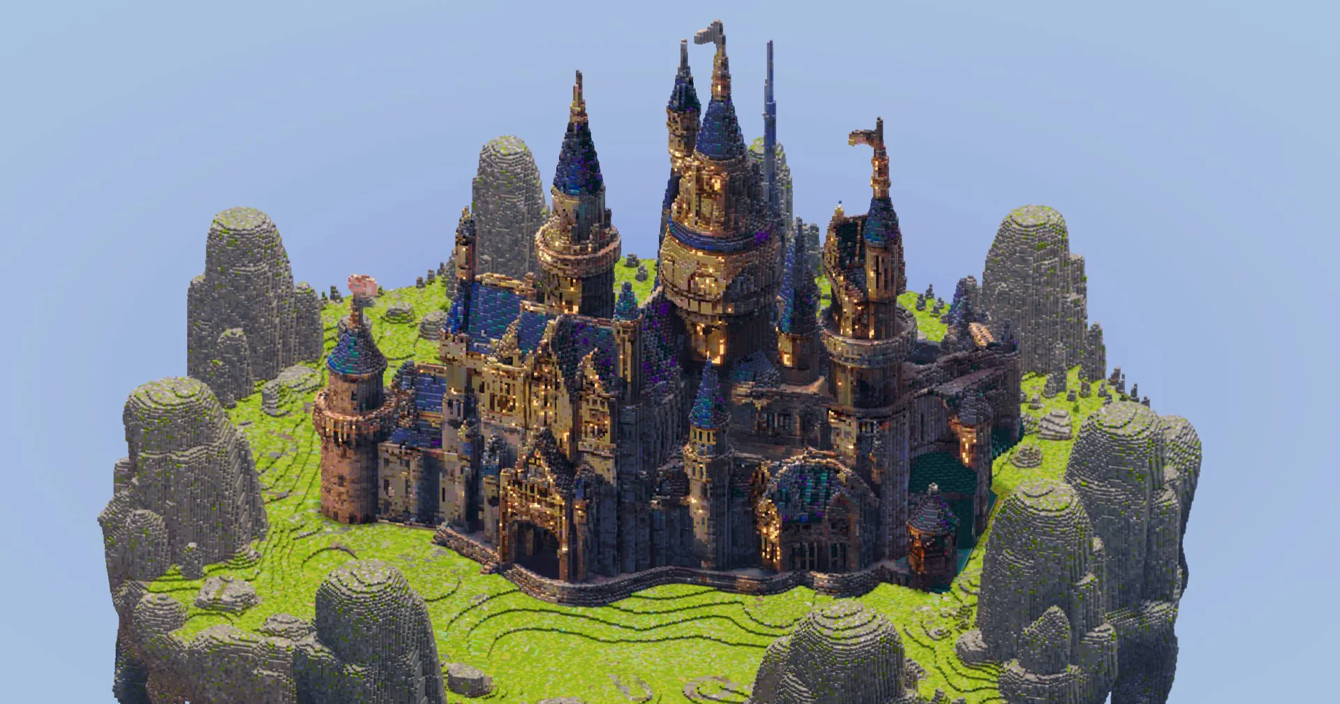 Blue Epic Fantasy Castle - Image 5