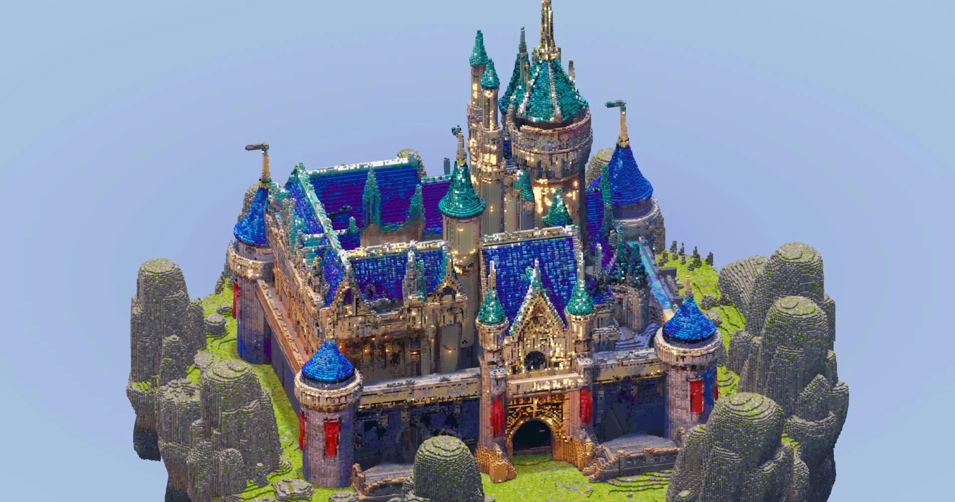 Blue Fantasy Castle - Image 2