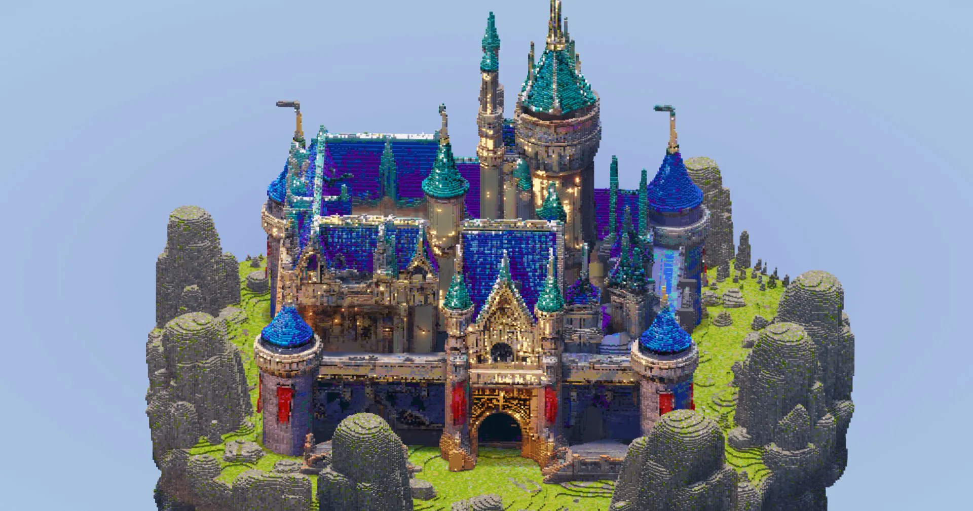 Blue Fantasy Castle - Image 3
