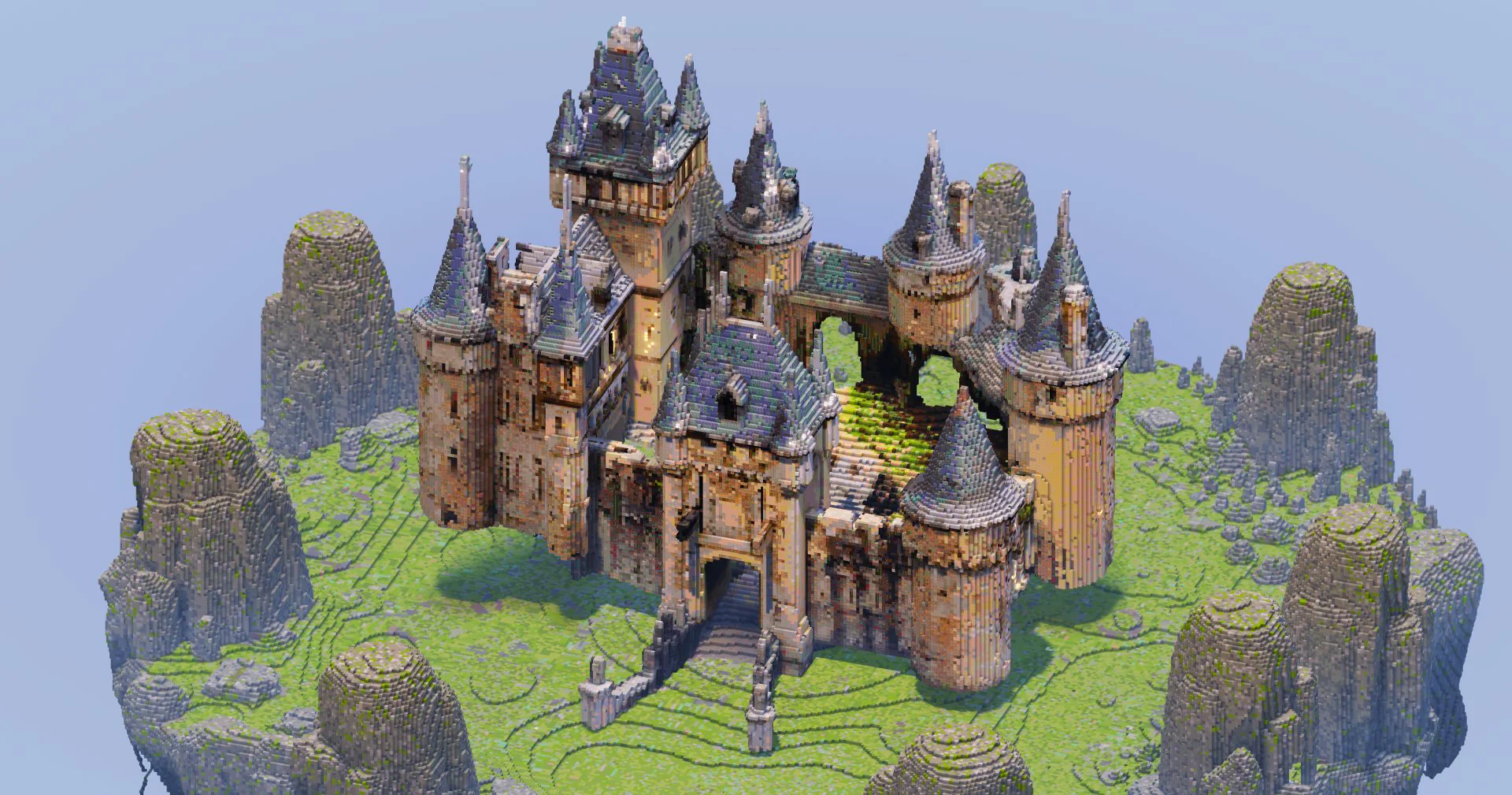 Blue Medieval Castle - Image 3