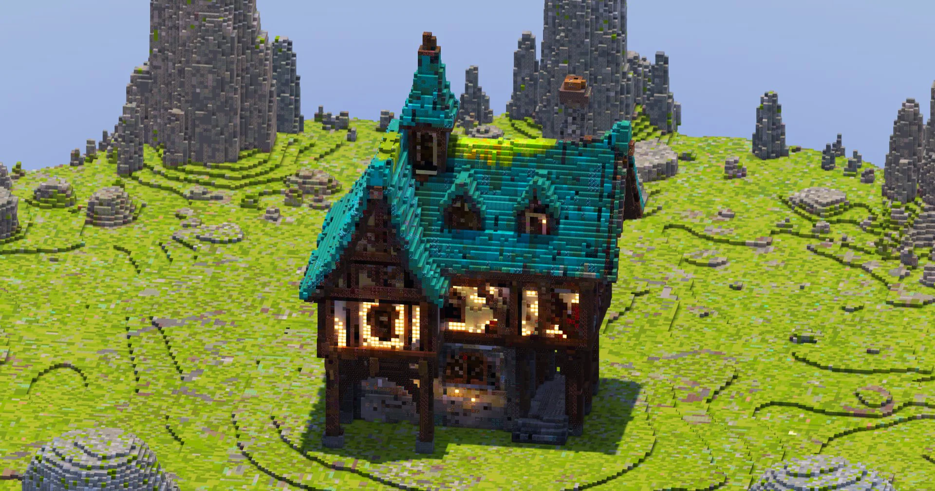 Blue Medieval House - Image 2