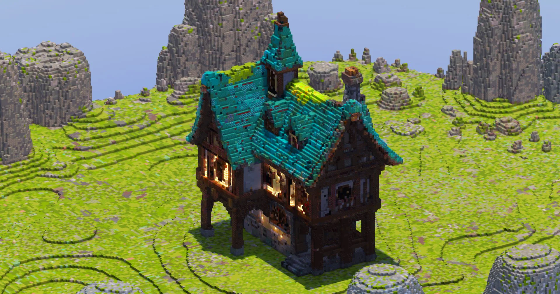 Blue Medieval House - Image 3