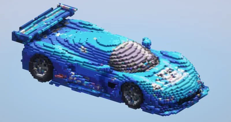 Blue Racer Car - Image 2