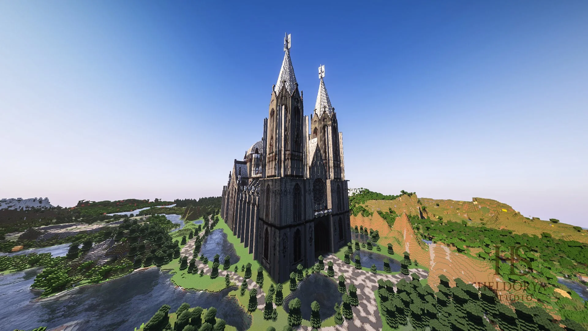 Cathedral da Sé de São Paulo Realistic Monumental Map (Java world download | Schem & Litematic) - Image 6