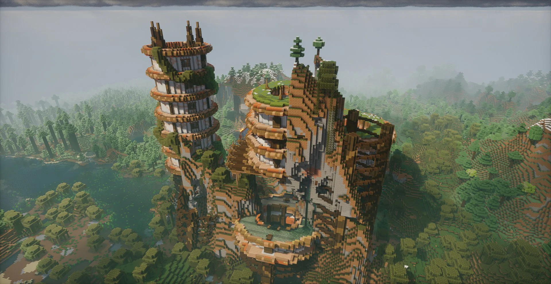Cliffside Solar Punk towers (Building Set) - Image 10