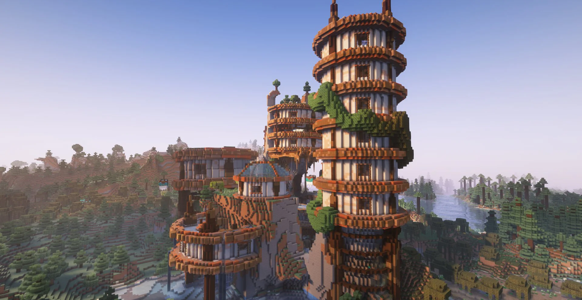 Cliffside Solar Punk towers (Building Set) - Image 12