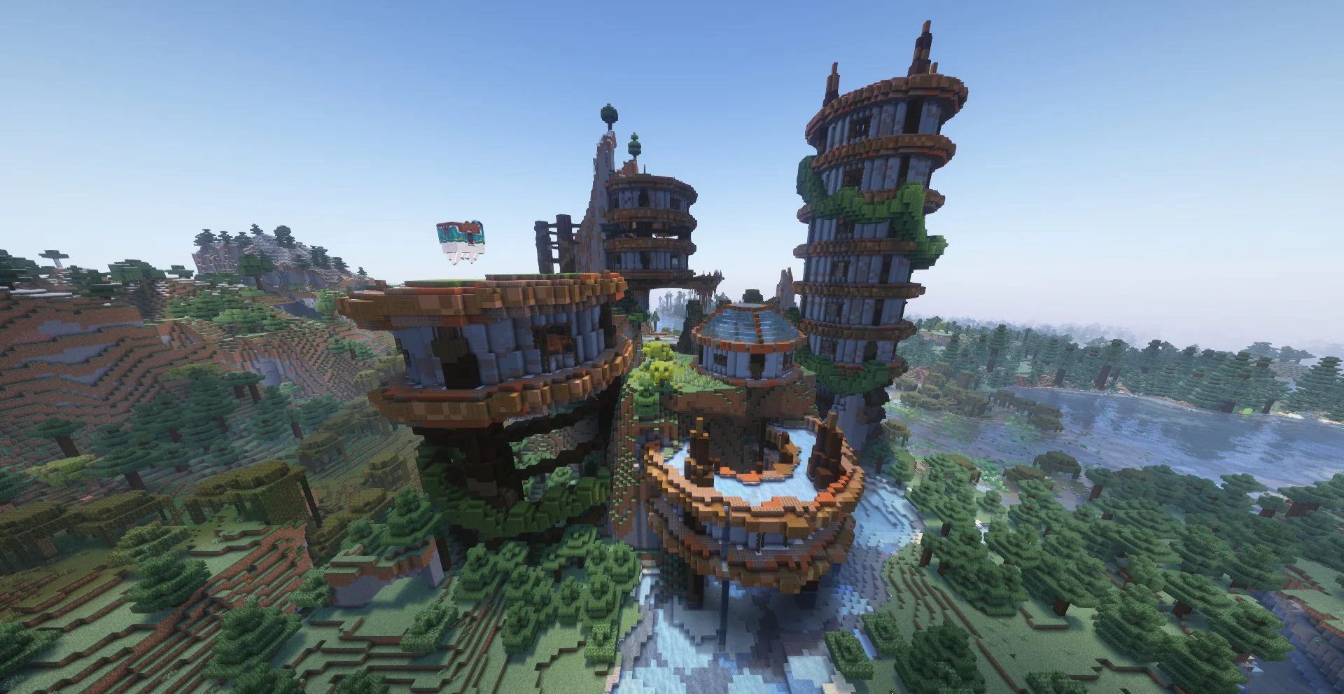 Cliffside Solar Punk towers (Building Set) - Image 14