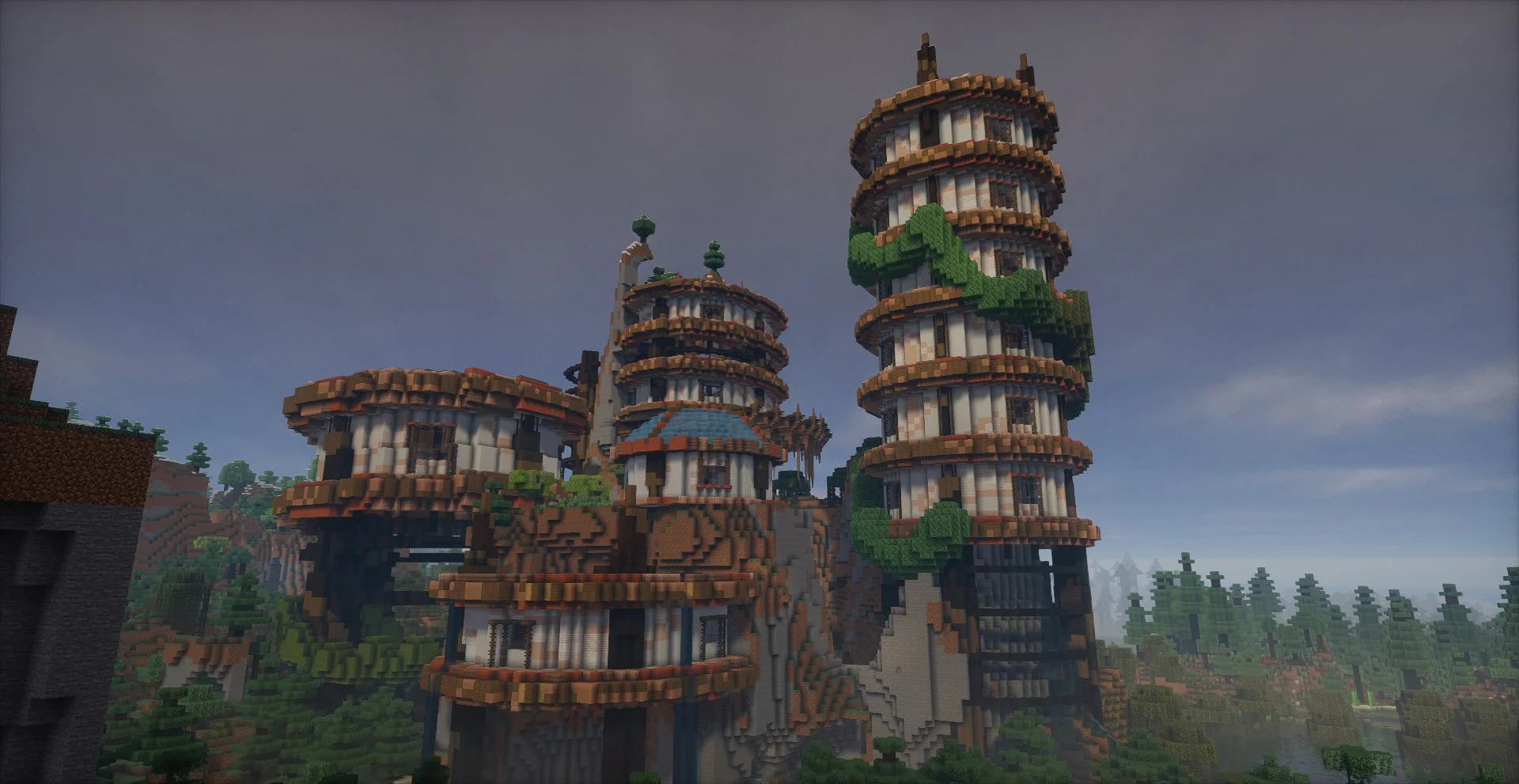 Cliffside Solar Punk towers (Building Set) - Image 16