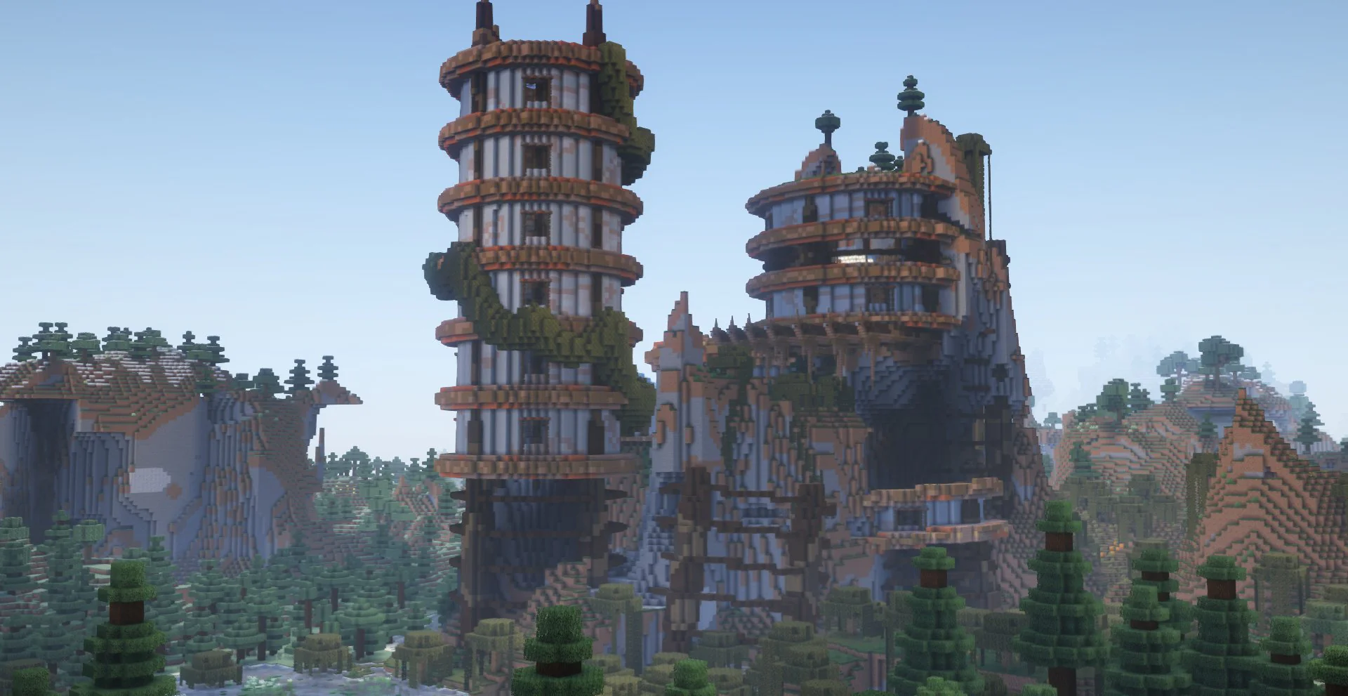 Cliffside Solar Punk towers (Building Set) - Image 17