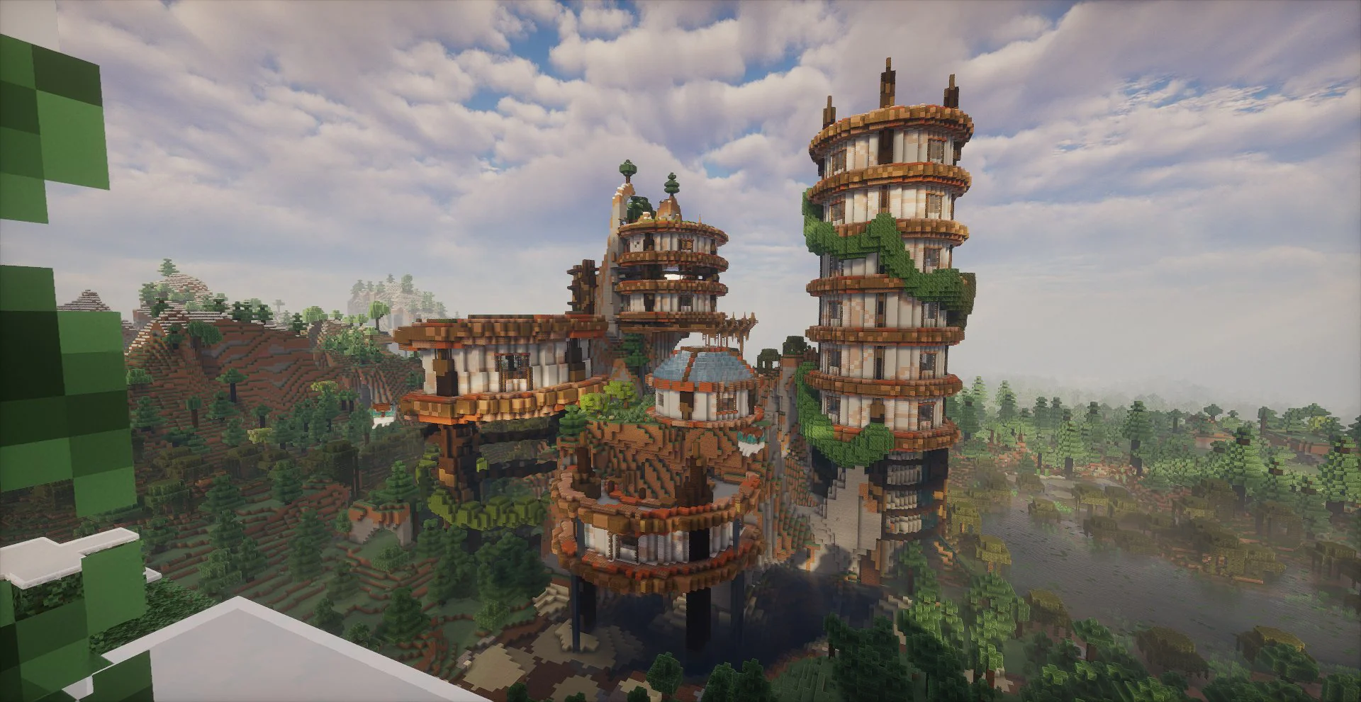 Cliffside Solar Punk towers (Building Set) - Image 4