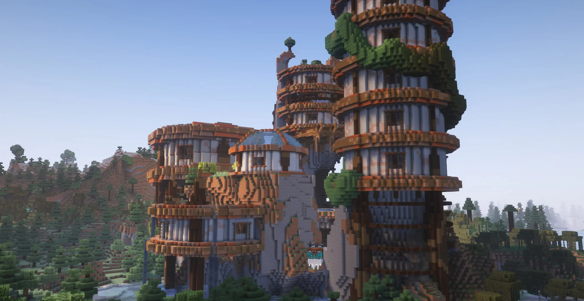 Cliffside Solar Punk towers (Building Set) - Image 6