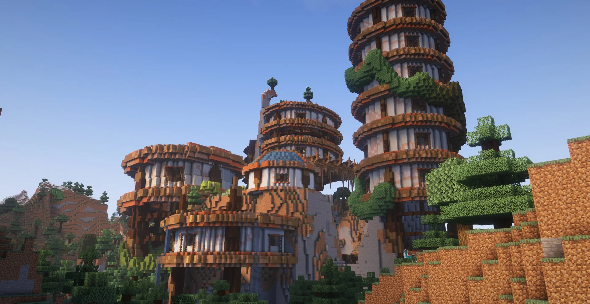 Cliffside Solar Punk towers (Building Set) - Image 7