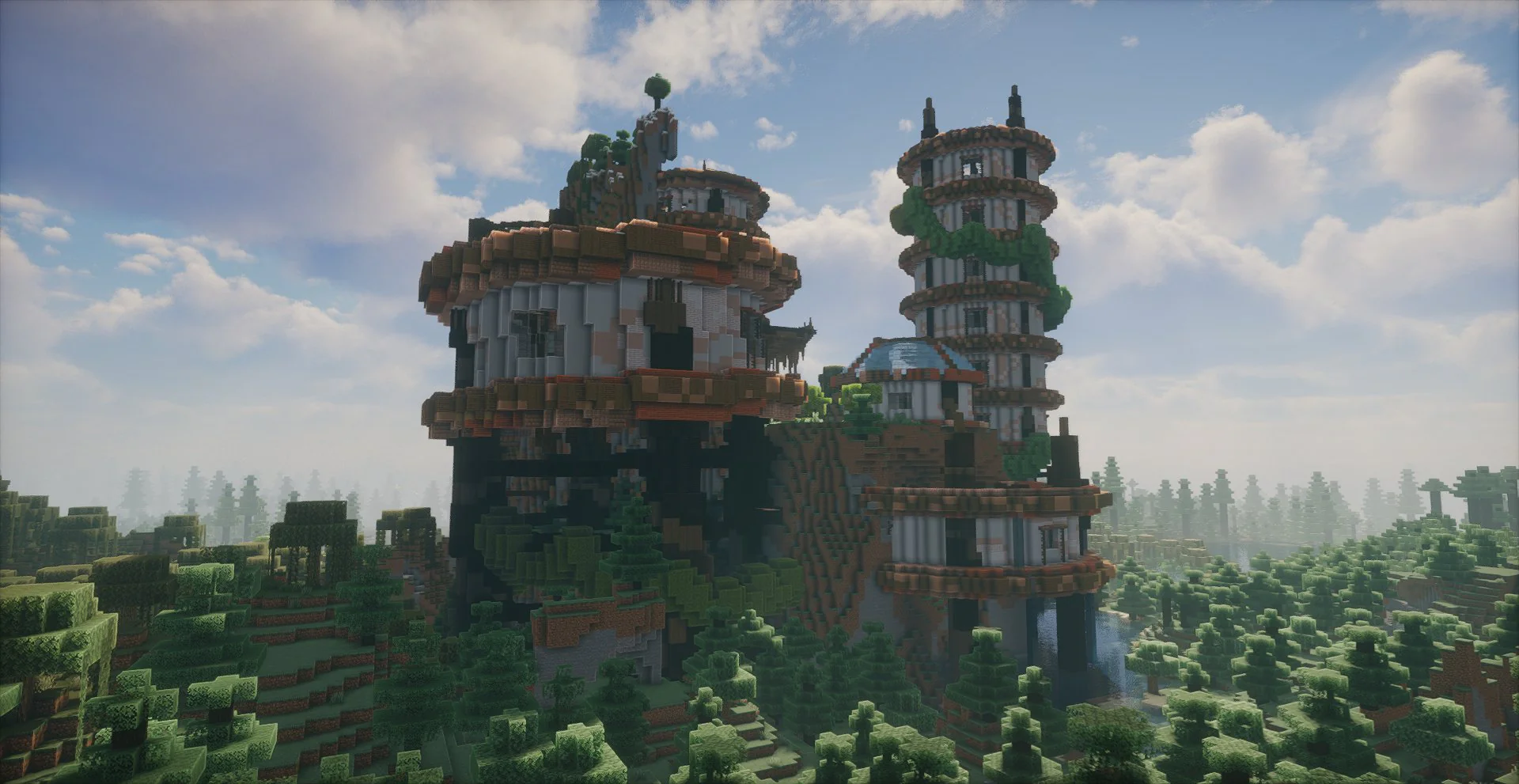 Cliffside Solar Punk towers (Building Set) - Image 8