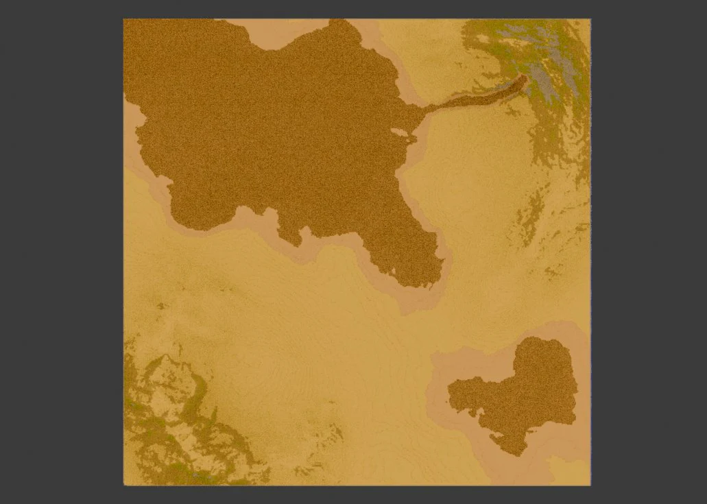 Custom Honey World Map 500x500 Blocks - Image 3