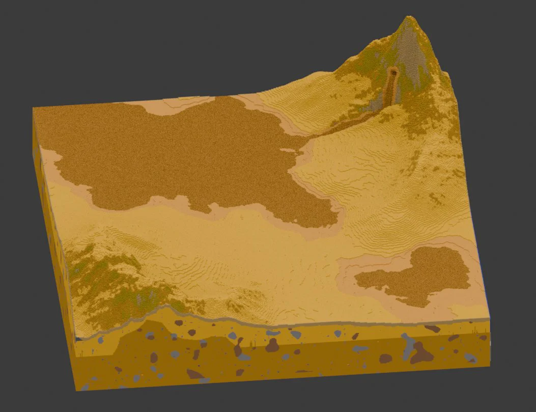 Custom Honey World Map 500x500 Blocks - Image 4