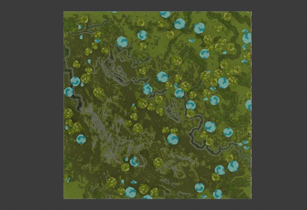 Custom Radioactive World Map 500x500 Blocks - Image 3
