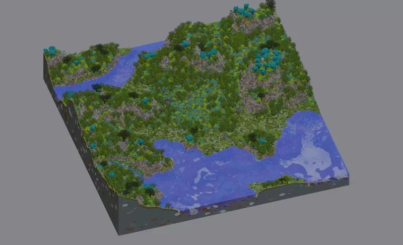 Custom Survival Green Fantasy Map - Image 3