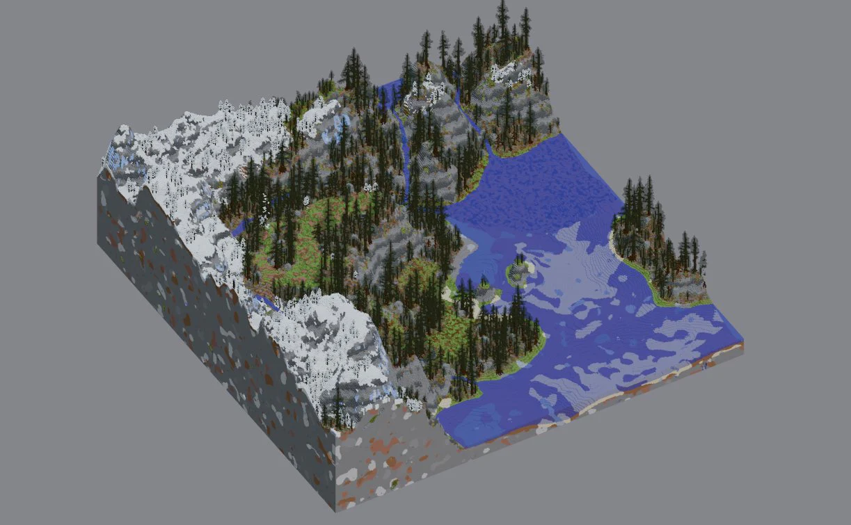 Custom Survival Mountain Taiga Map - Image 3