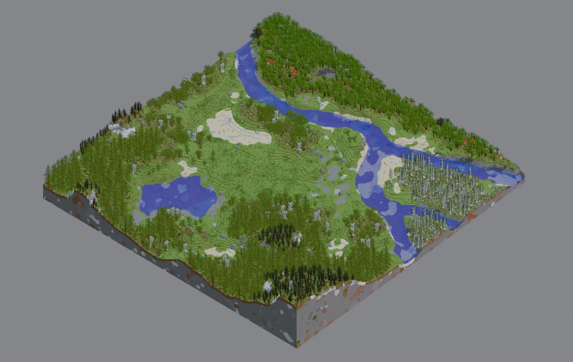 Custom Survival Plains Forest Map - Image 2
