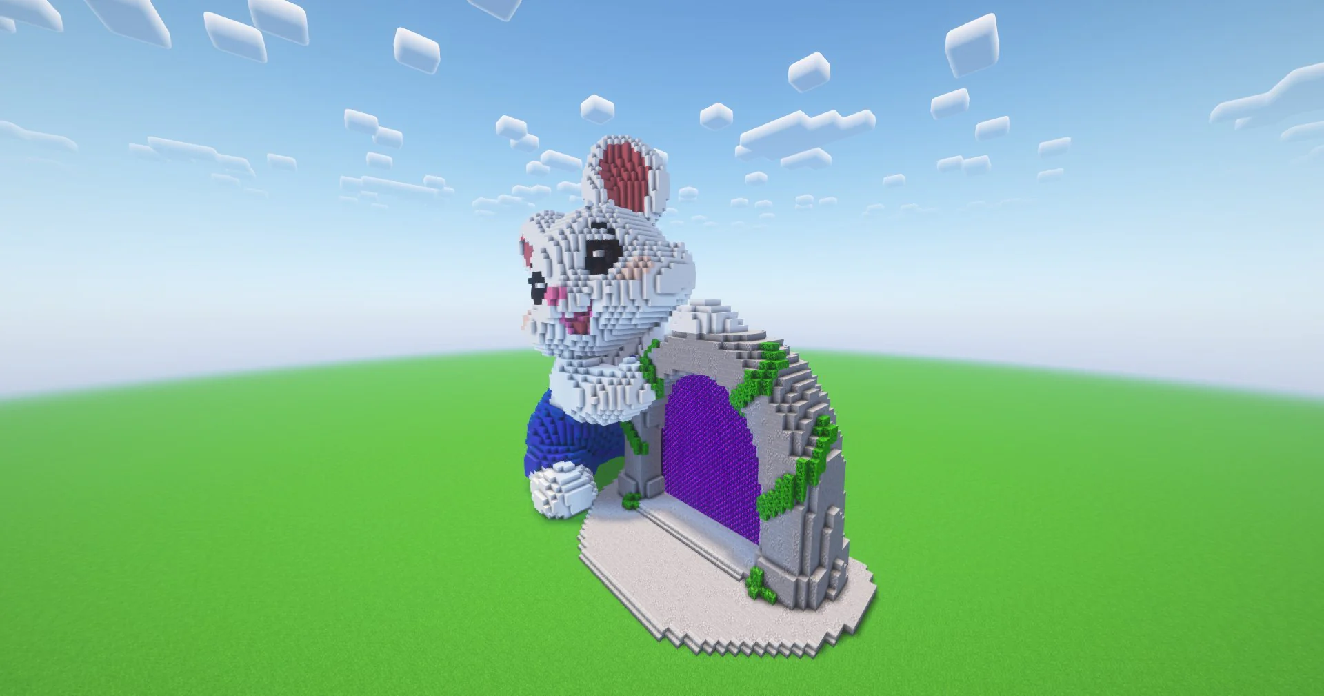 Cute Easter Bunny Nether Portal - Image 2