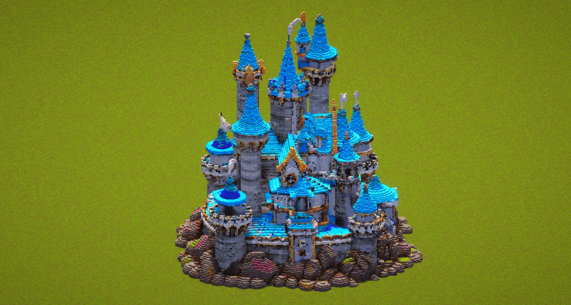 Cyan Fantasy Castle - Image 2