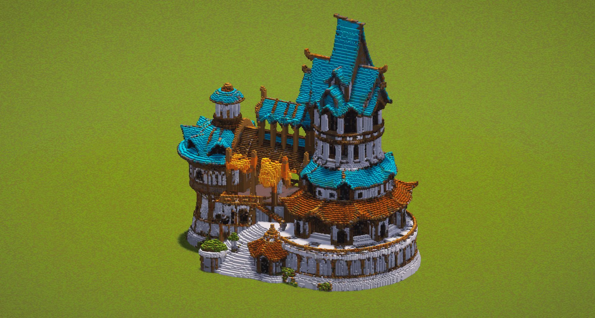 Cyan Medieval Outpost - Image 2
