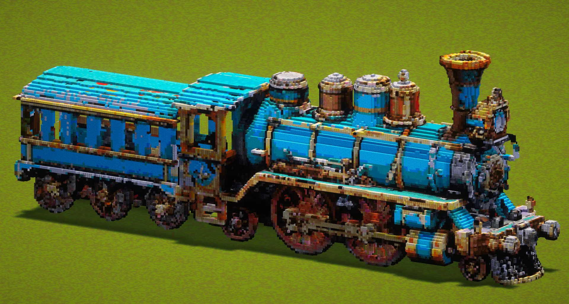 Cyan Train - Image 2