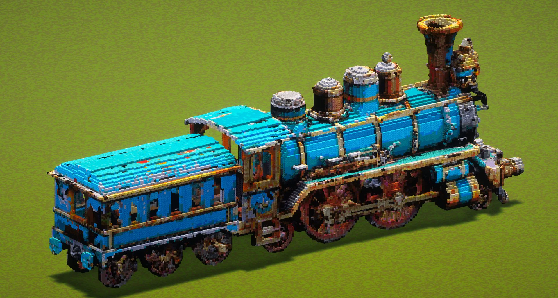 Cyan Train - Image 3
