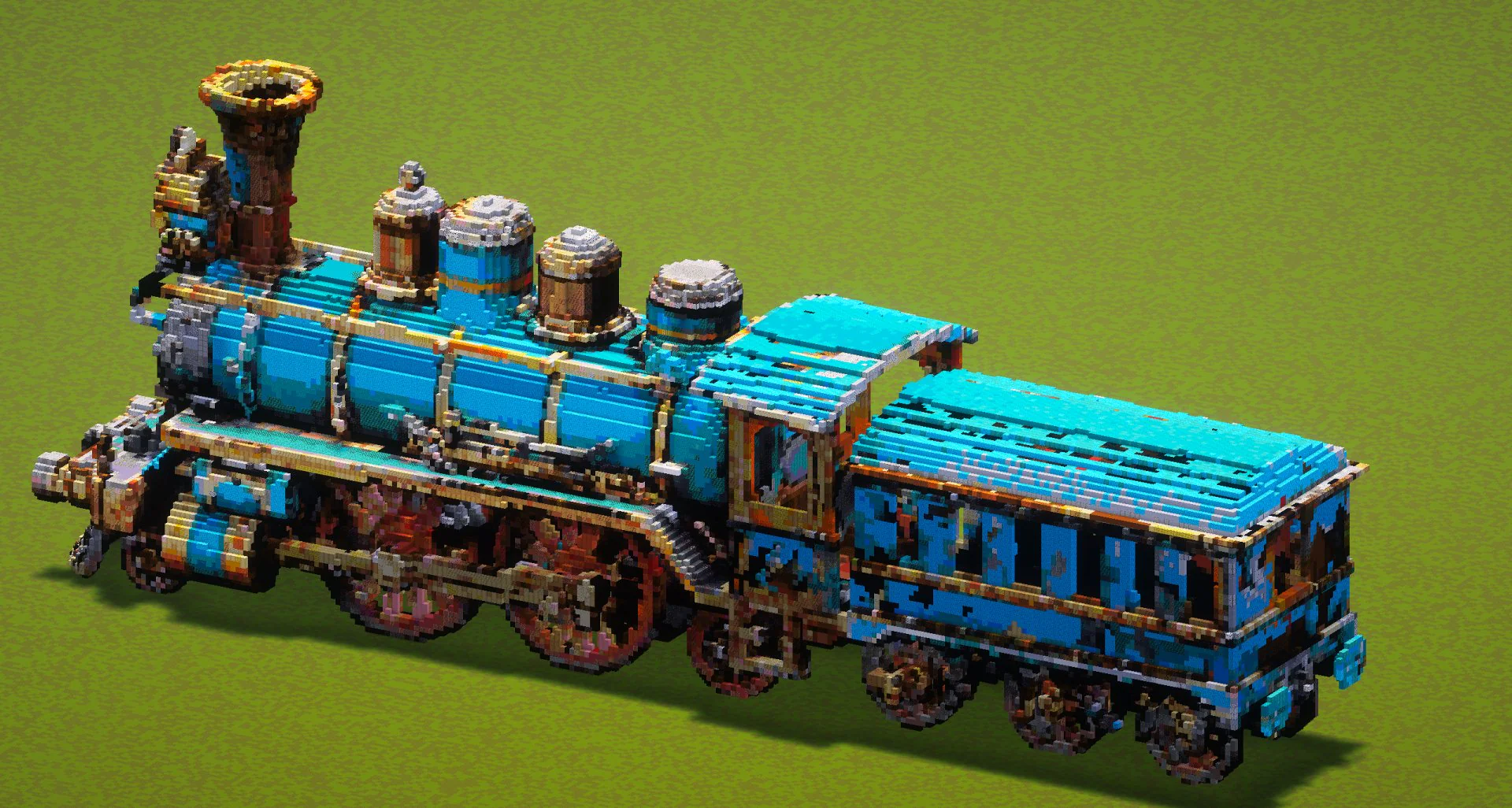 Cyan Train - Image 4