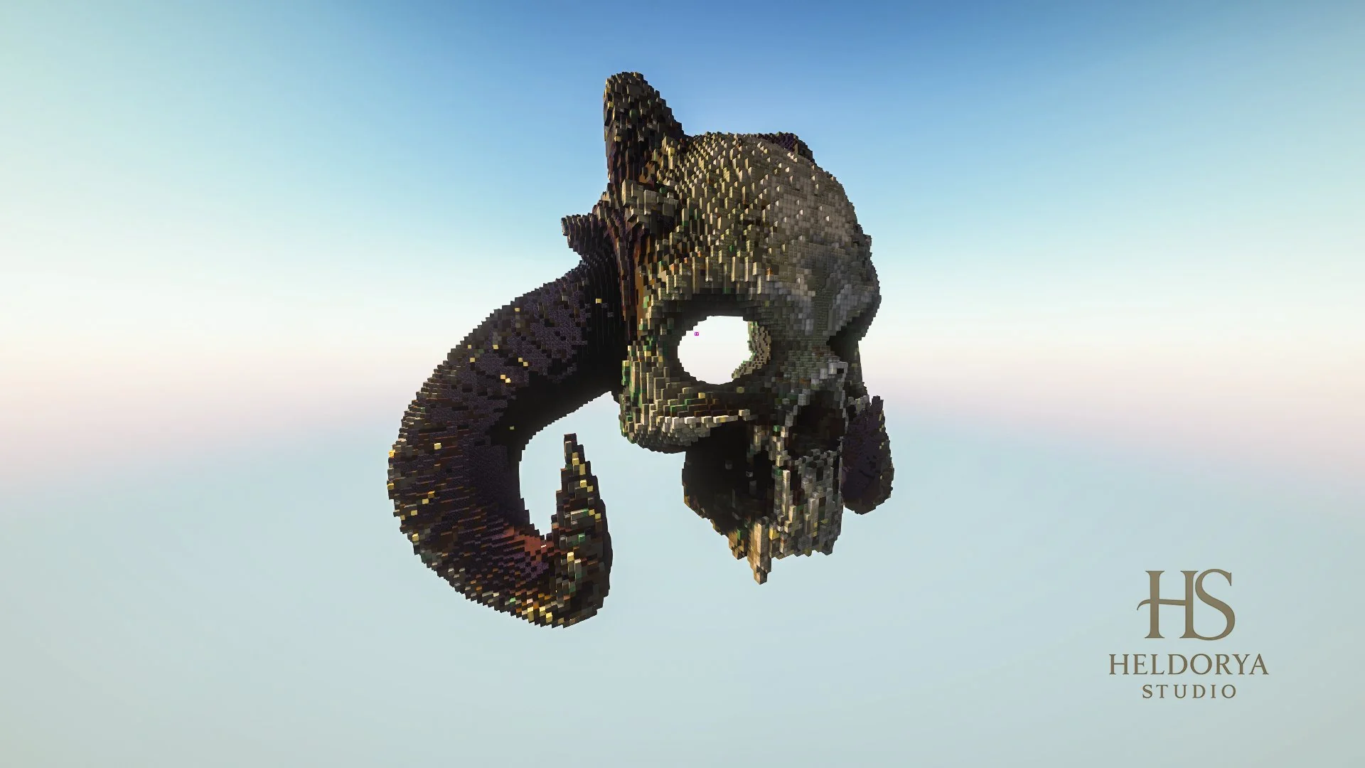 Demon Skull | Giant Realistic Statue | Gothic Monument | Dark Sculpture - Image 2