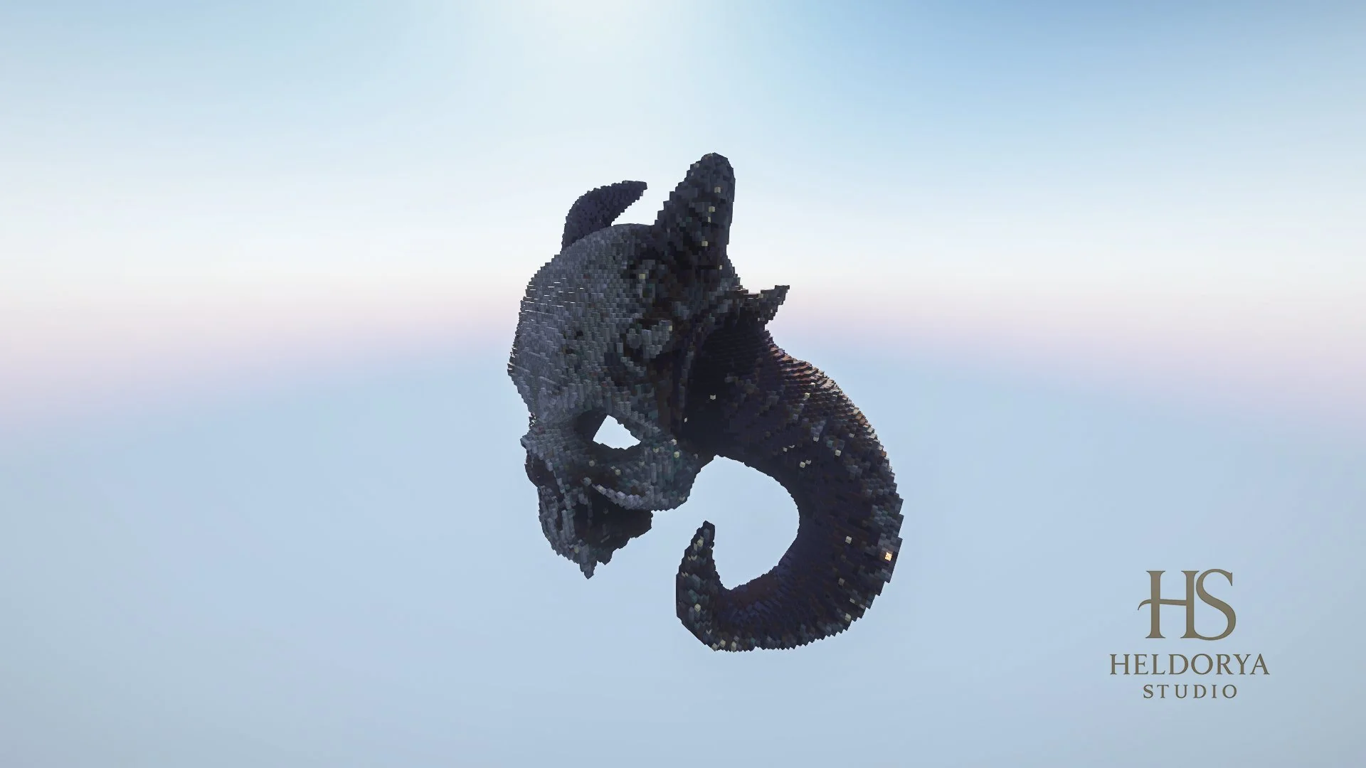 Demon Skull | Giant Realistic Statue | Gothic Monument | Dark Sculpture - Image 3