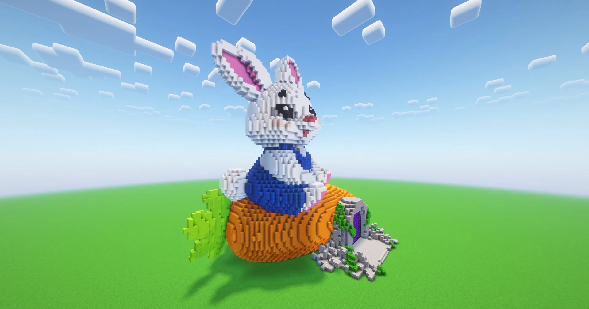 Easter Giant Carrot Nether Portal - Image 2