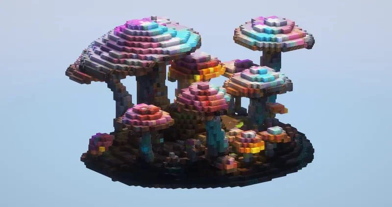 Fantasy Mushrooms Small - Image 2