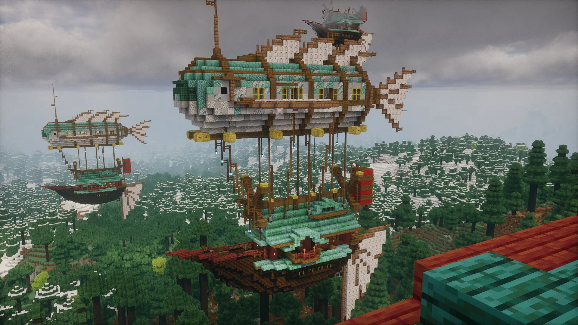 Fantasy Steampunk Airship - Image 5