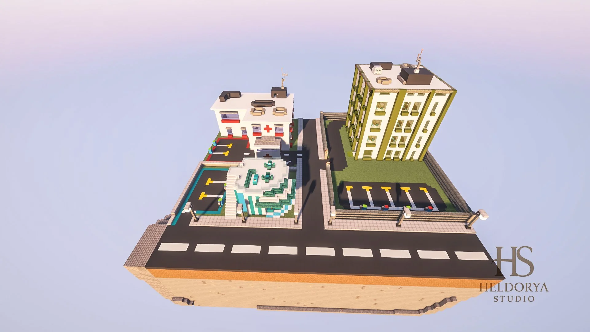 Floating City Island - Modern - Fully Furnished - Interiors - Hospital,Caffe,Houses - Image 2