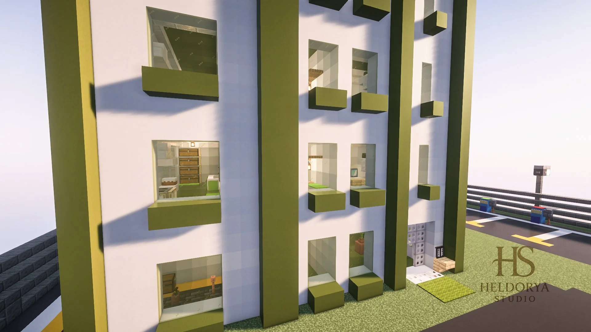 Floating City Island - Modern - Fully Furnished - Interiors - Hospital,Caffe,Houses - Image 3