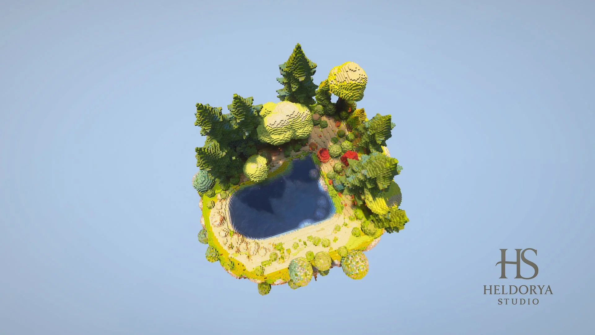 Floating Natural Island - Sky Island - Terrain Map - Image 3
