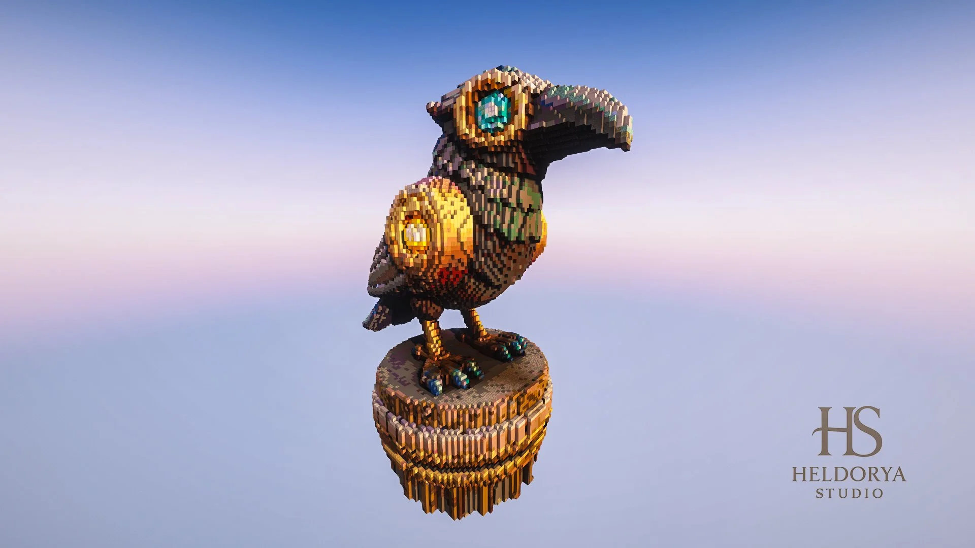Futuristic Statue - Bird - Image 2